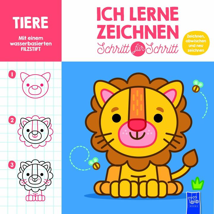 Produktbild Ich lerne zeichnen - Schritt fr Schritt: Tiere