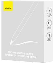 Produktbild Baseus Tablet Tool Pen Replaceble Silicone Tips (12 pcs) for Stylus Pen (Soft), White (ARBJ020002)
