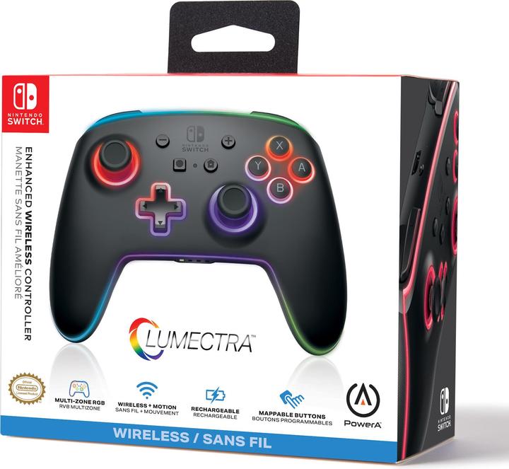 Actual product image PowerA Enhanced Wireless Lumectra (Switch Lite, Switch OLED, Switch)