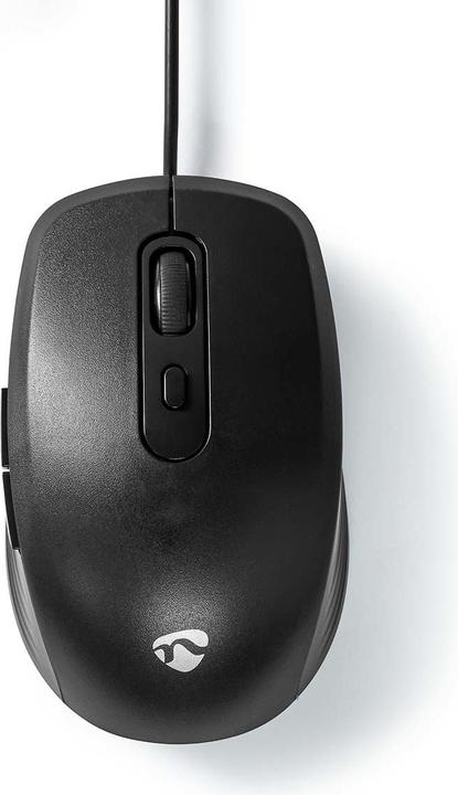 Actual product image Nedis Mouse | Wired | 1200 / 1800 / 2400 / 3600 dpi | Adjustable DPI | Number of buttons: 6 | Rech (Cable)