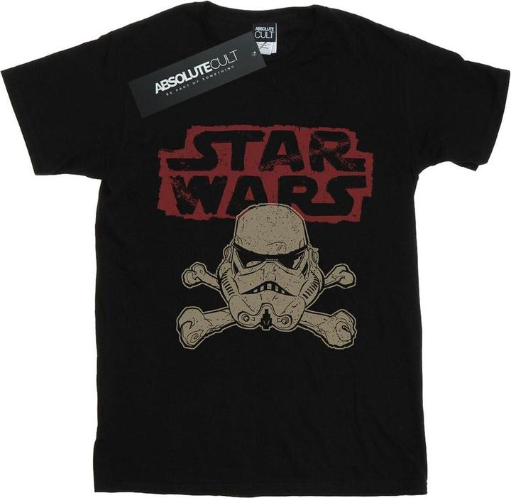 Immagine prodotto Star Wars Stormtrooper Skull Logo Maglietta Ampia Donna (3XL)