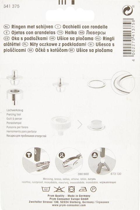 Immagine prodotto Osculati Occhiello con disco color oro 8mm