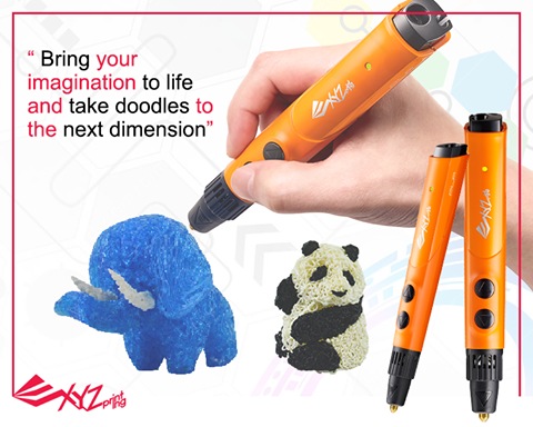 Actual product image XYZprinting Da Vinci 3D Pen 1.0