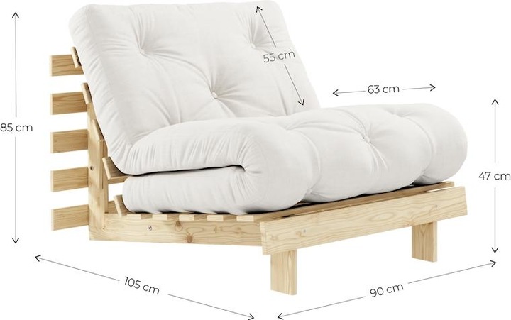 Produktbild Karup Design Roots 90 (Bettsofa, 1-Sitzer)
