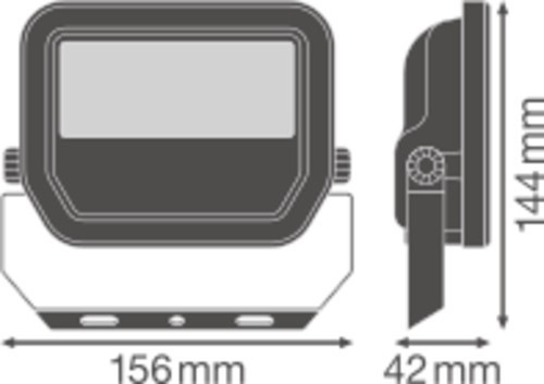 Immagine prodotto Ledvance FL PFM 20 W 3000 K SYM 100 BK LED proiettore bianco caldo (2200 lm, IP65)