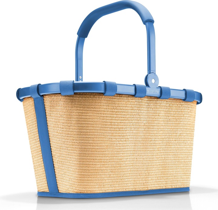 Produktbild reisenthel Einkaufskorb Carrybag Frame Raffia Blue