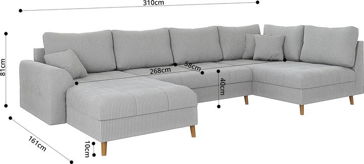 Actual product image Ropez Ariella (Sofa landscape)
