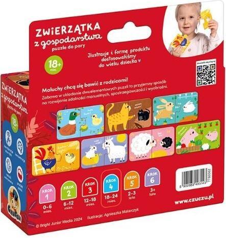 Produktbild Czuczu Puzzle für Paare - Nutztiere (2 Teile)