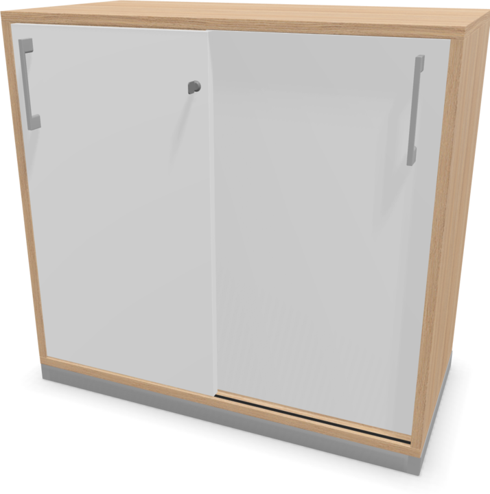 Silver grey, White, Amber oak decor with structure