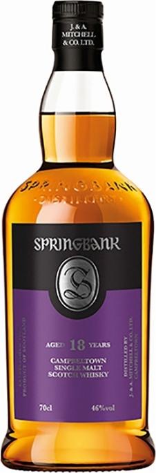 Actual product image Springbank 18 years (Single Malt, Scotch whisky, 1 x 70 cl)