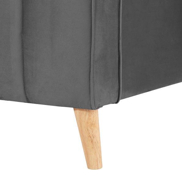 Produktbild Homestyle4u Polsterbett Doppelbett Stoffbett Bettgestell (140 x 200 cm)