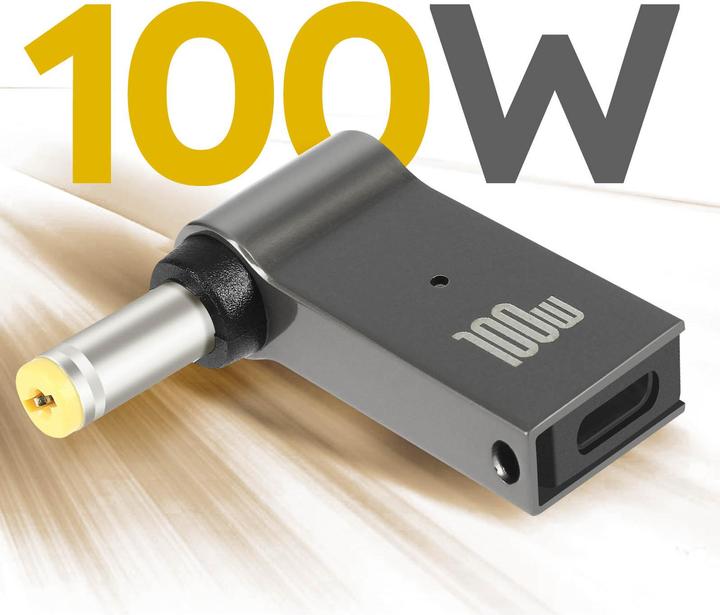 Actual product image Avizar ADA-100W-C028, USB-C / 4.8 x 1.7mm 100W Adapter (USB-C, USB-C)