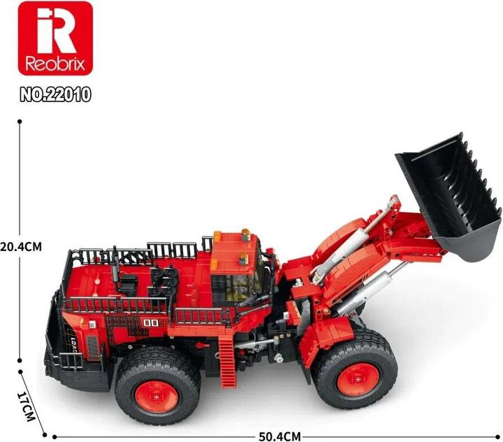 Produktbild ReoBrix Bulldozer rot