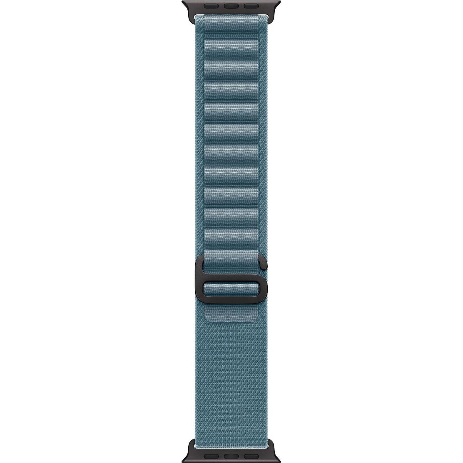 Apple Alpine Loop (49 mm, 100% recycelter Polyester, 100 % recyceltes Elastan), Uhrenarmband, Blau