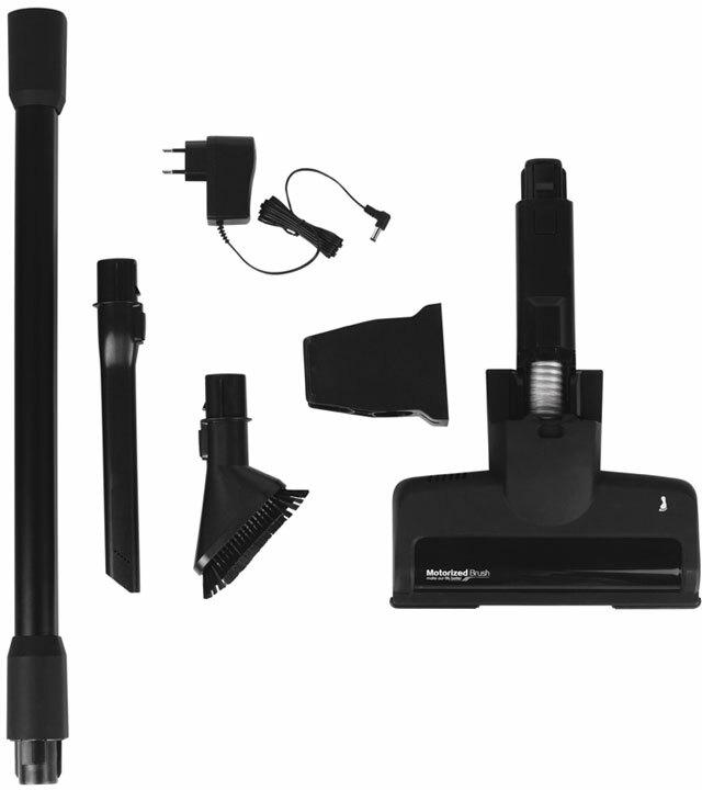 Immagine prodotto BerlingerHaus Aspirapolvere a batteria di design, motore BLDC da 220 W, batteria Li-ION da 25,9 V, nero-oro rosa