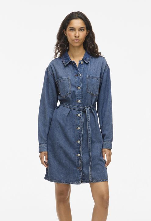 Image du produit Vila VIKIKI Denim Blusenkleid (36)