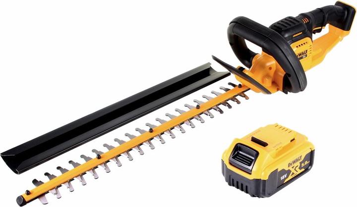 Produktbild DeWalt DCM 563 PB Akku Heckenschere 18V 55,8cm + 1x 5,0Ah Akku - ohne Ladegerät (Akkubetrieb)