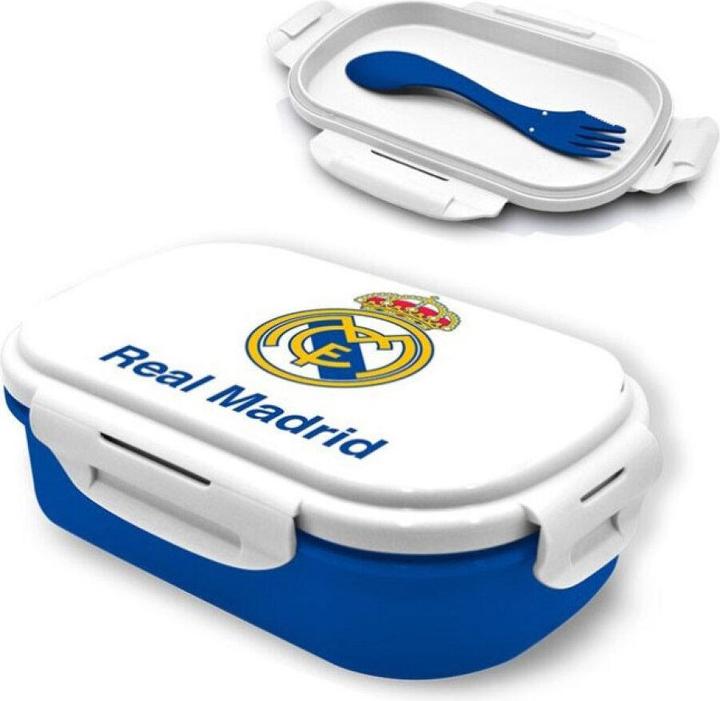 Productafbeelding Kids Licensing Real Madrid lunch bag + cutlery