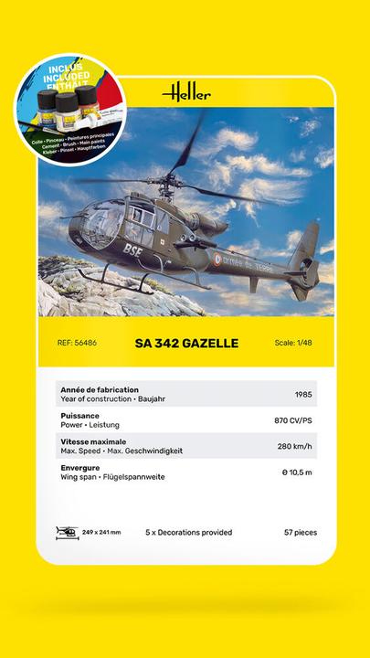 Image du produit Heller STARTER KIT SA 342 Gazelle
