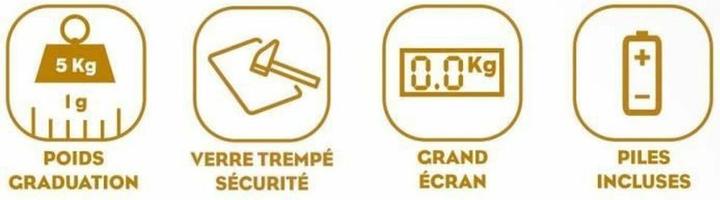 Productafbeelding Little Balance Küchenwaage Slim Orange 8090 5 kg