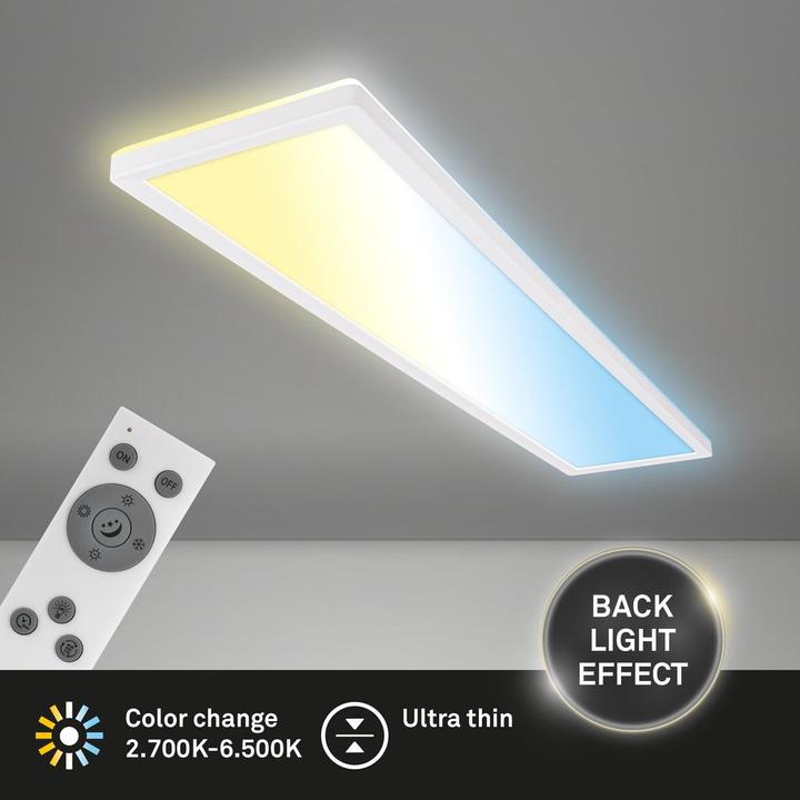 Actual product image Briloner CCT ultra-flat LED panel, white (4800 lm)