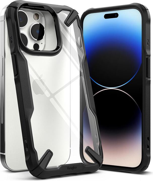 Image du produit Ringke Fusion X Design case armored cover with frame for iPhone 14 Pro Max black (FX647E55) (Apple iPhone 14 Pro Max)
