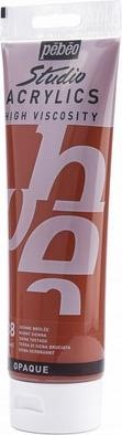 Actual product image Pebeo Studio Acrylics fine acrylic (Siena burnt, 250 ml)