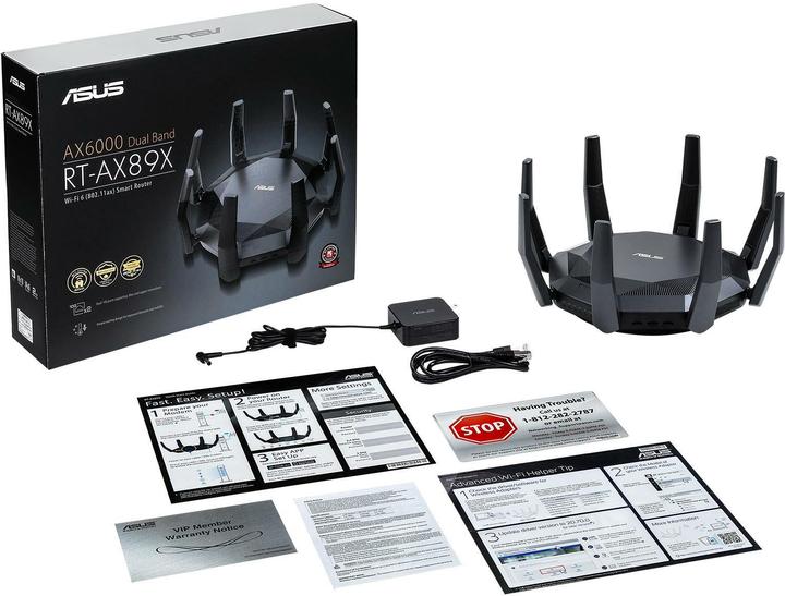 Actual product image ASUS Dual-Band WiFi Router RT-AX89X