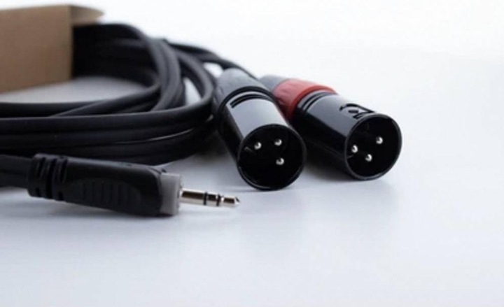 Actual product image Cordial EY 1 WMM XLR Y-Adapter (1x Klinkenstecker 3.5 mm - 2x XLR-Stecker 3 poli (Accessories)