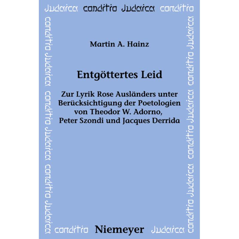 Entgöttertes Leid, Fachbücher von Martin A. Hainz