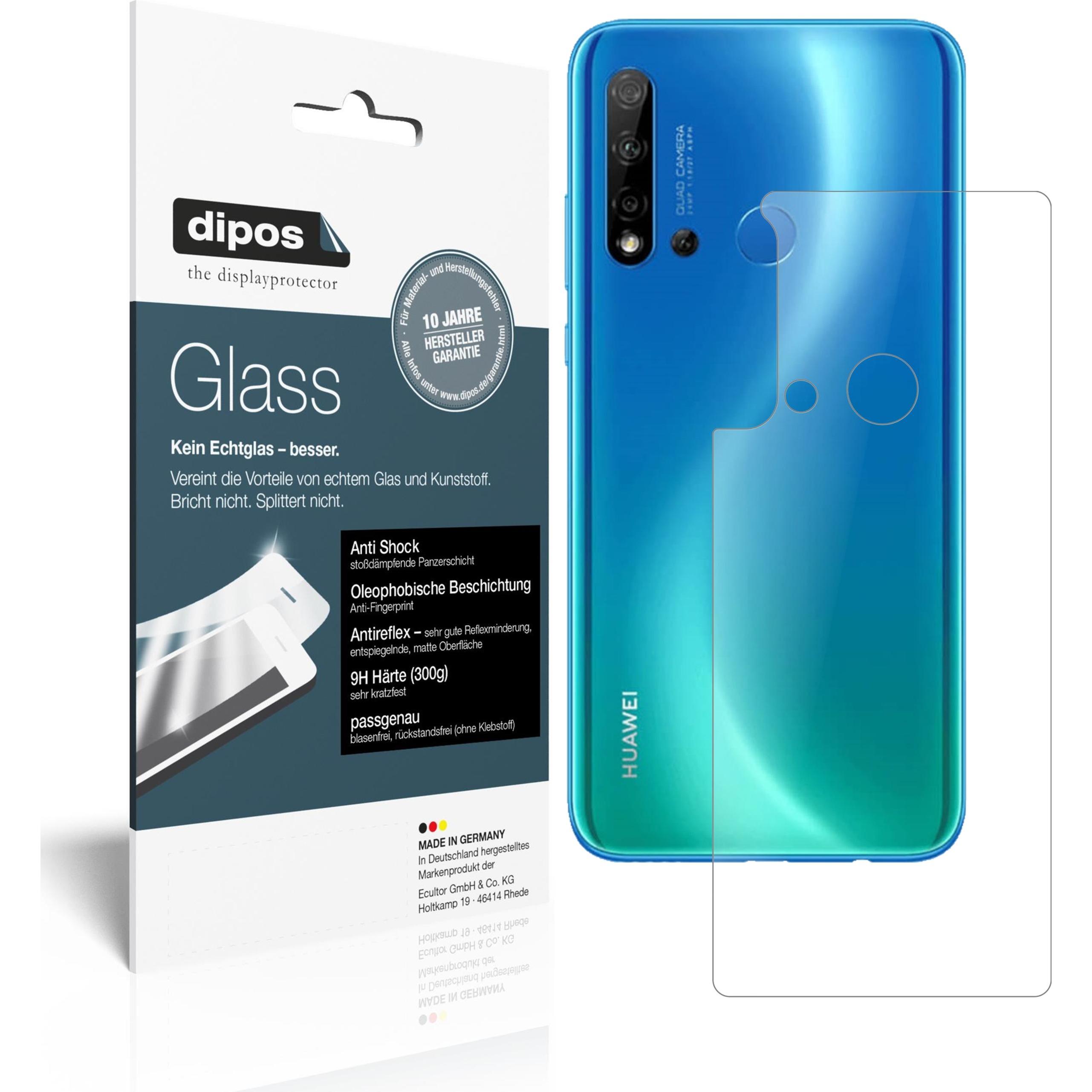 Dipos Displayschutz Anti-Shock (2 Stück, Huawei Nova 5i), Smartphone Schutzfolie, Transparent