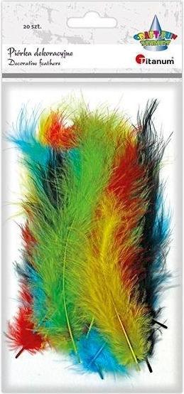 Actual product image Titanum Daunenfedern 11,8-15 cm Mix 20 Stk