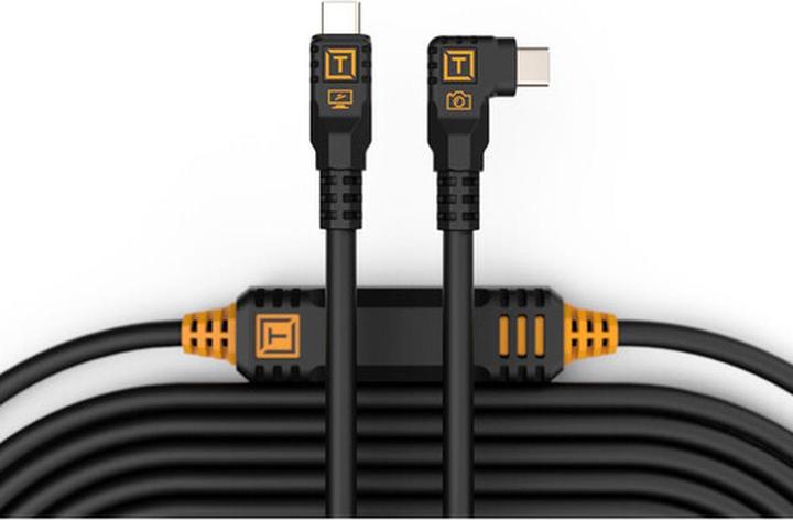 Immagine prodotto Tether Tools TetherTools TetherPro USB-C to USB-C (9.4m) Straight to Right Angle (CUC31RT2-BLK) (9.40 m, USB 3.0)