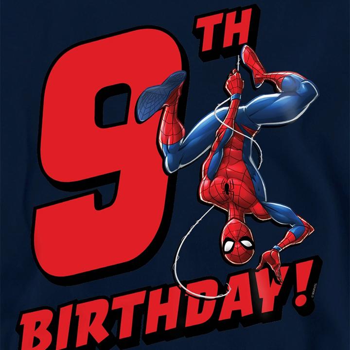 Produktbild Spiderman Kapuzenpullover Zum Überziehen 9 Geburtstag (128)