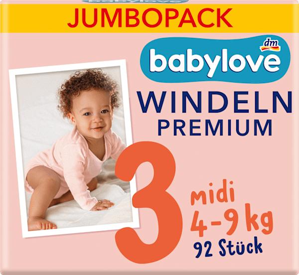 Actual product image dm babylove Premium (Size 3, Monthly box, 92 pcs.)