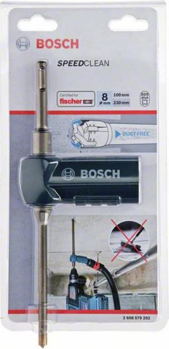 Actual product image Bosch Professional Zubehör Suction drill SDS plus-9 Speed Clean Ø 8 x 100 x 230 mm (8 millimetres)