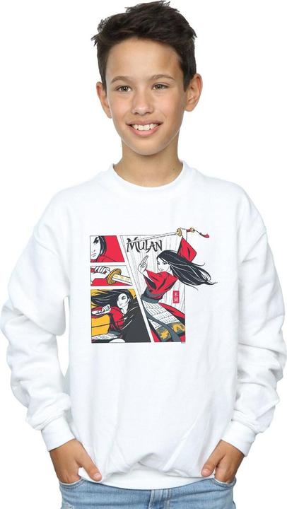 Produktbild Disney Mulan Movie Comic Style Sweatshirt Jungen (140, 146)