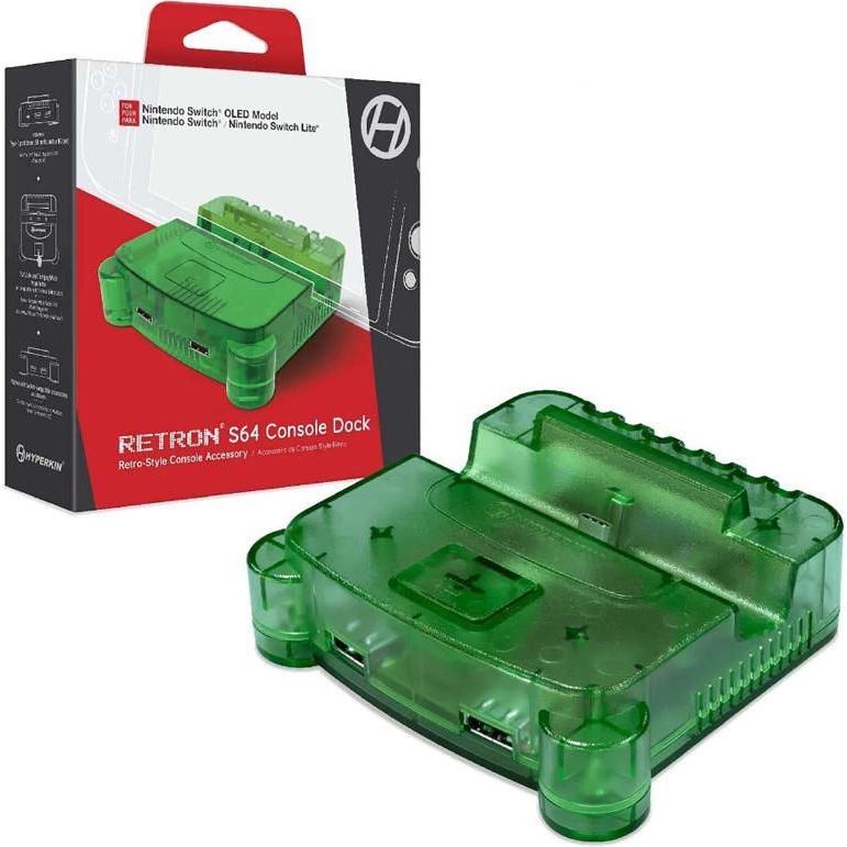 Hyperkin Interruttore per console Retron S64 (verde lime) (Switch), Altri accessori gaming, Verde