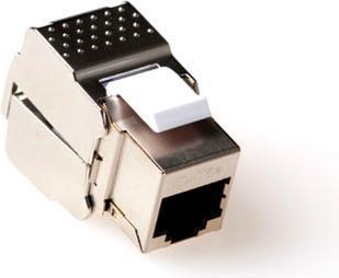 Actual product image ACT CAT6 Keystone Jack full shielded tool free. Type: CAT6 Tool free Keystone shielded c6 toolfree. (Keystone module)