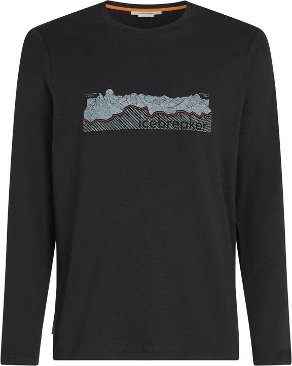 Immagine prodotto Icebreaker Uomo Merino Blend Central Classic LS Tee Haute Route (S)