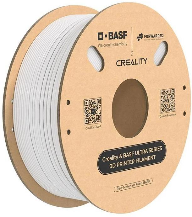 Creality Filament PLA BASF Hyper, White 1.75 mm 1.29 kg (PLA, 1.75 mm, 1290 g, White)