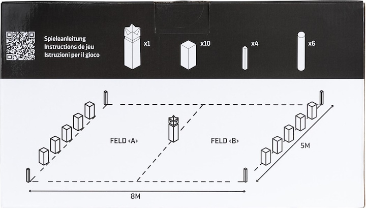 Actual product image Koor Throwing game Kubb Viking chess