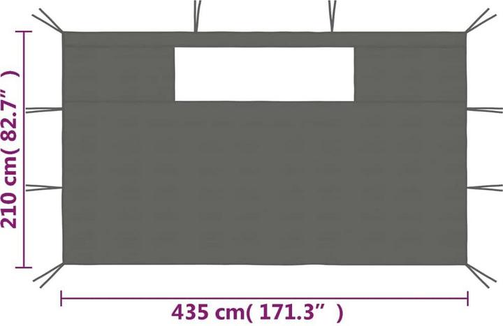 Actual product image vidaXL Goraud (210 cm, 450 cm)