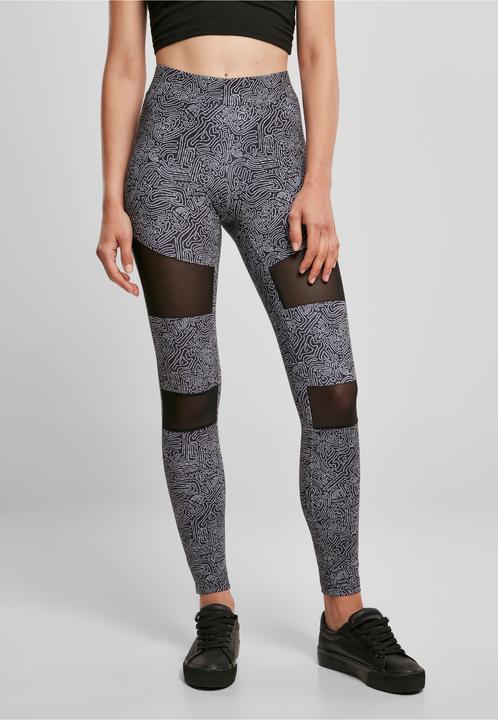 Immagine prodotto Urban Classics Leggings Tech Mesh AOP da donna - 10978 (5XL)