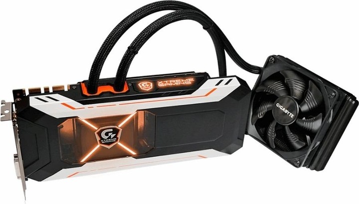 Actual product image Gigabyte GeForce GTX 1080 Xtreme Gaming Water Cooling (8 GB)