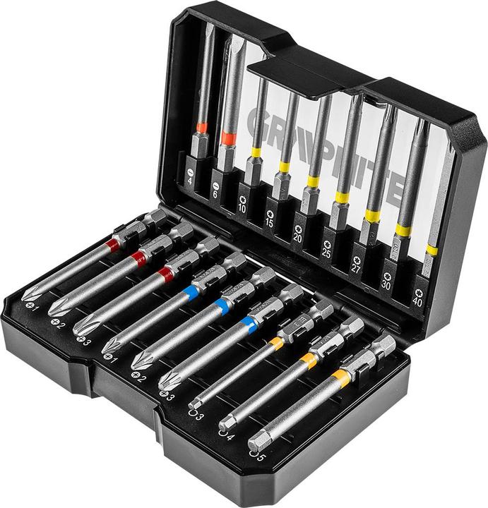 Produktbild Graphite tip set, 18 pcs (56H606) (Bit-Adapter)