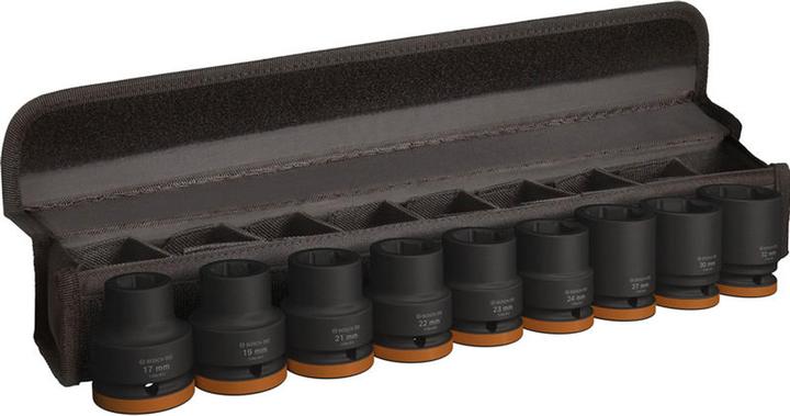 Produktbild Bosch Professional Zubehör PRO Impact Steckschlüsseleinsatz-Set (17 mm, 19 mm, 21 mm, 22 mm, 23 mm, 24 mm, 27 mm, 30 mm, 32 mm)