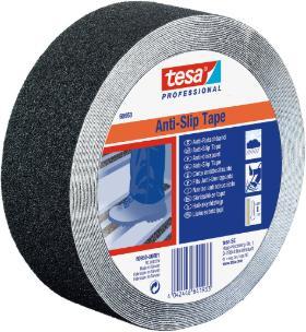 Actual product image tesa Anti-slip adhesive tape 60950 / 60951 black length 15 m, width 100 mm (100 mm)