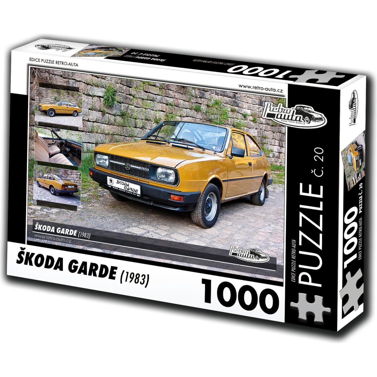 Retro-auta Puzzle Nr. 20 'koda Garde (1983) 1000 Teile