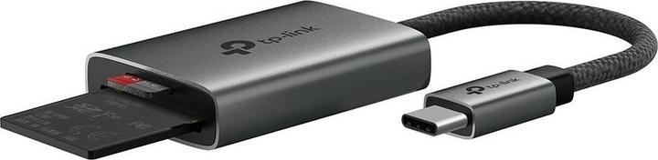 Actual product image TP-Link UA440C USB3.0 Type-C to SD & MicroSD 3.0 Card Reader Silver (USB-C)